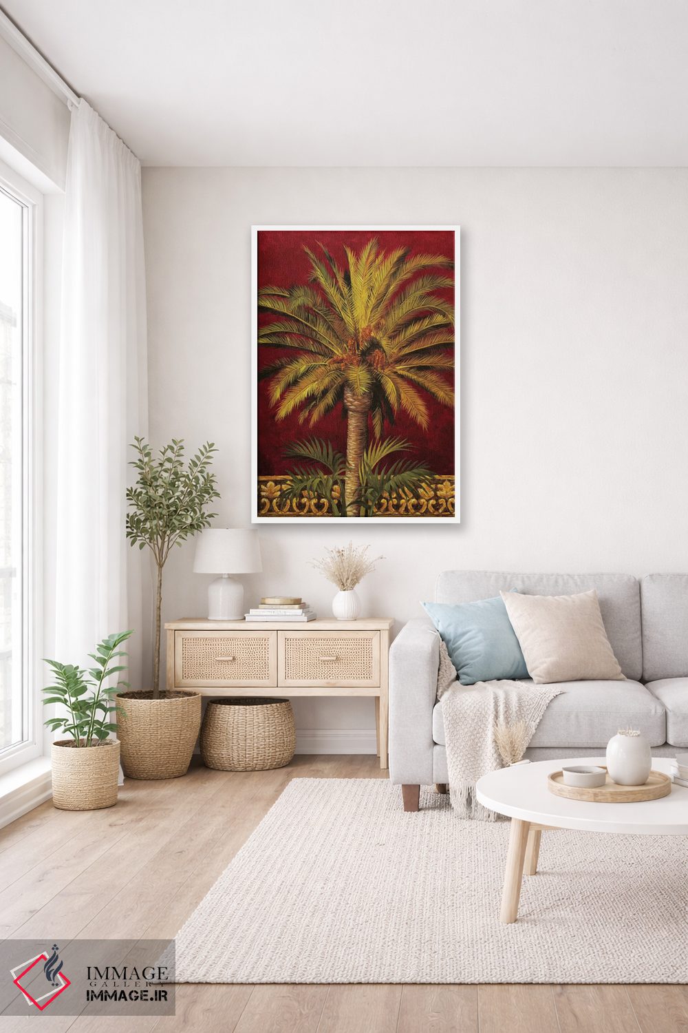 تابلو دکوراتیو نخل قناری اثر رودولفو خیمنز - D2W