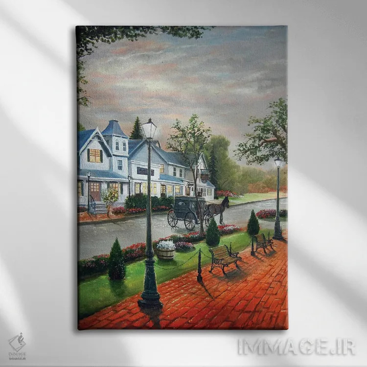 تابلو دکوراتیو میخانه لانگ گروو اثر جیم ویلیامز - نمای روبهرو روی دیوار