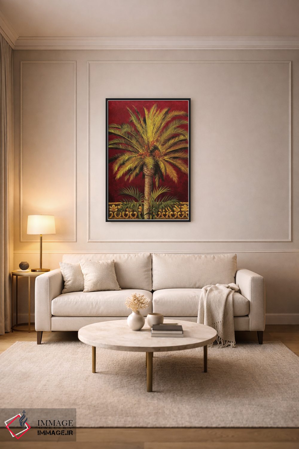 تابلو دکوراتیو نخل قناری اثر رودولفو خیمنز - D4B