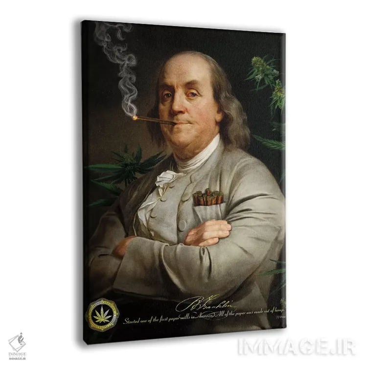 تابلو دکوراتیو سیگار بن اثر جی جی براندو - نمای پرسپکتیو محصول