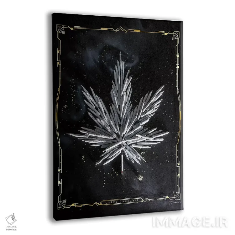 تابلو دکوراتیو از ماری جوانا لذت ببر اثر جی جی براندو - نمای پرسپکتیو محصول