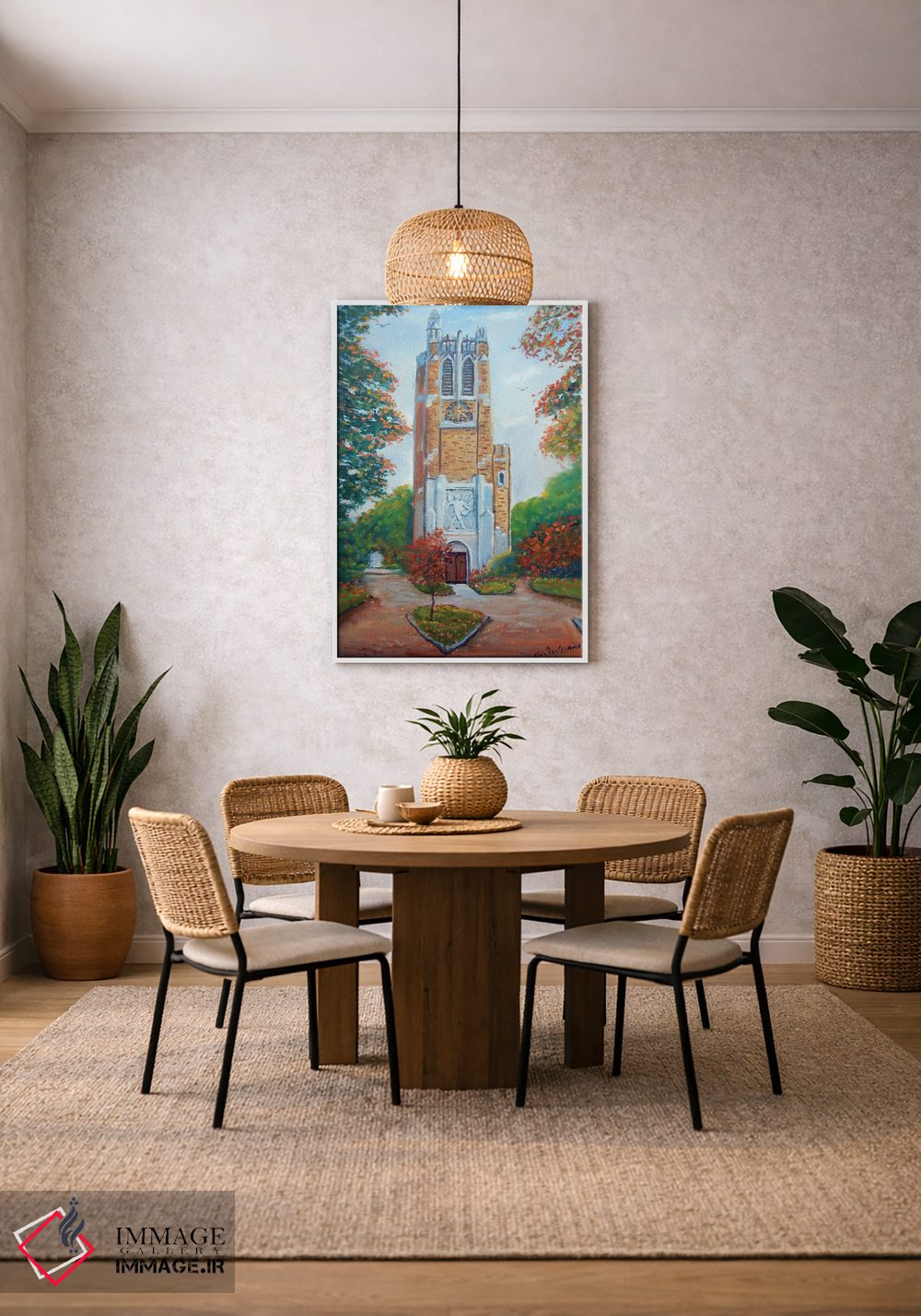 تابلو دکوراتیو برج بومونت دانشگاه ایالتی میشیگان اثر جیم ویلیامز - D3W