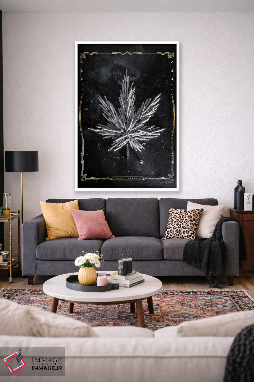 تابلو دکوراتیو از ماری جوانا لذت ببر اثر جی جی براندو - D1W