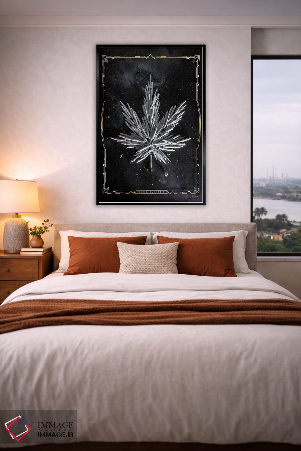 تابلو دکوراتیو از ماری جوانا لذت ببر اثر جی جی براندو - D4B