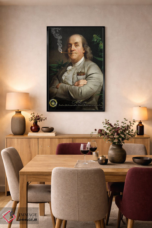 تابلو دکوراتیو سیگار بن اثر جی جی براندو - D5B