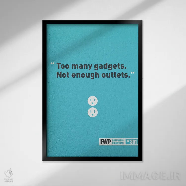 تابلو دکوراتیو ابزارها اثر جی جی براندو - نمای قابدار مشکی