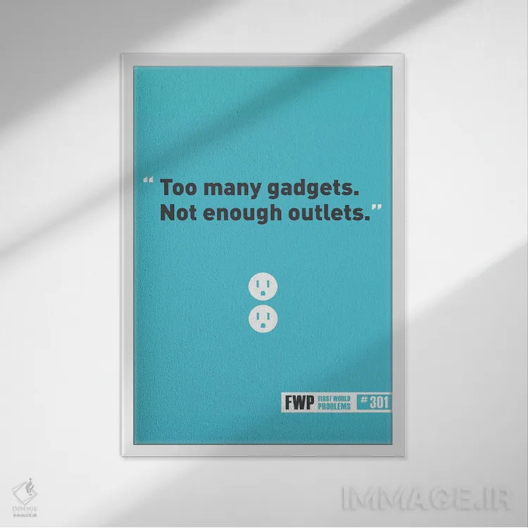 تابلو دکوراتیو ابزارها اثر جی جی براندو - نمای قابدار سفید