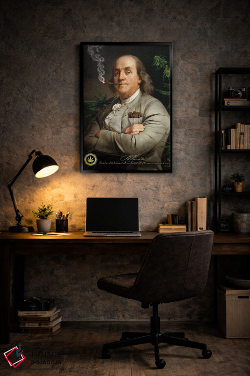 تابلو دکوراتیو سیگار بن اثر جی جی براندو - D6B