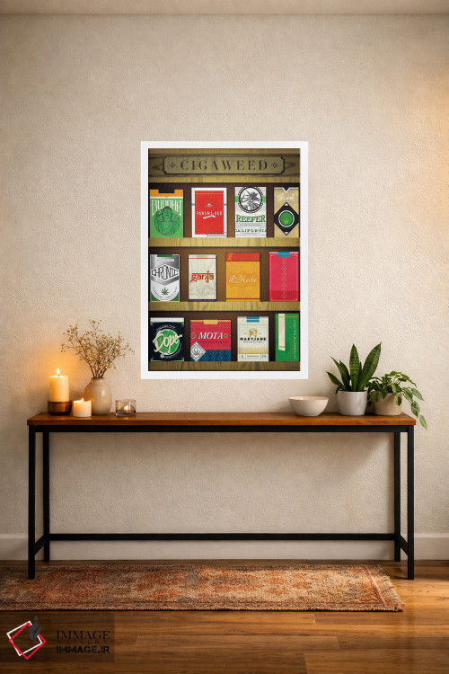 تابلو دکوراتیو سیگاروید اثر جی جی براندو - D3W