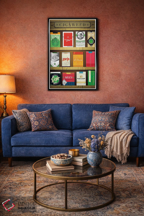 تابلو دکوراتیو سیگاروید اثر جی جی براندو - D5B