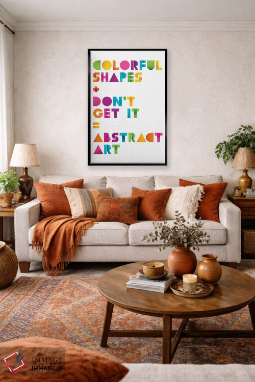 تابلو دکوراتیو هنر انتزاعی اثر جی جی براندو - D3B