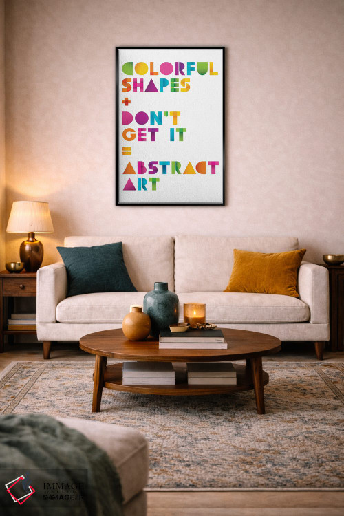 تابلو دکوراتیو هنر انتزاعی اثر جی جی براندو - D4B