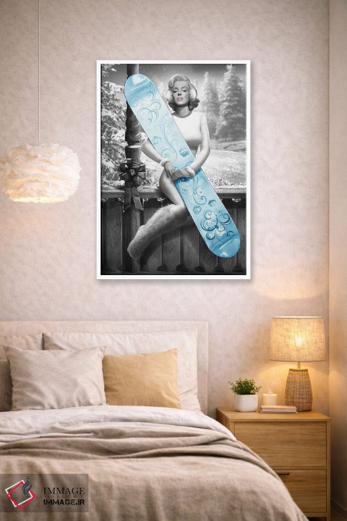 تابلو دکوراتیو اسنوبورد مرلین اثر جی جی براندو - D1W