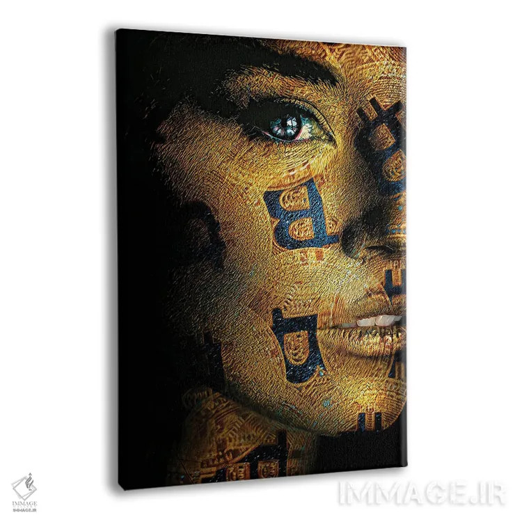 تابلو دکوراتیو کچولوی نازنین اثر جسی جانسون - نمای پرسپکتیو محصول