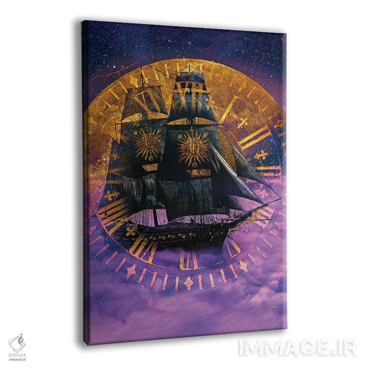 تابلو دکوراتیو بادبان بکش و برو اثر جسی جانسون - نمای پرسپکتیو محصول