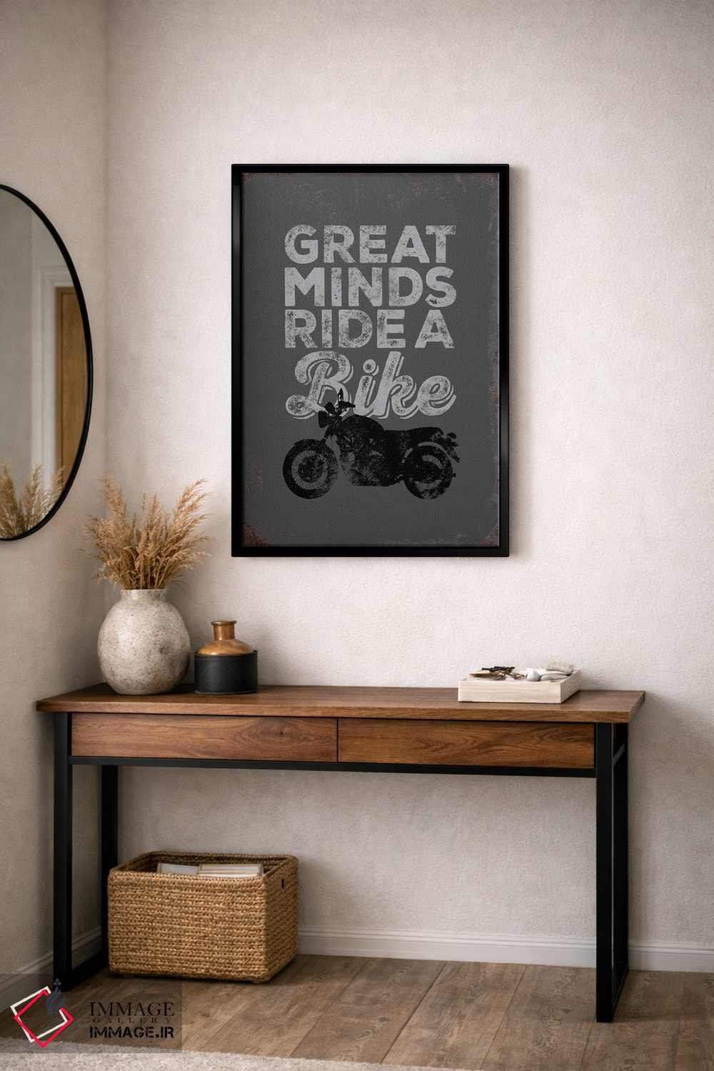 تابلو دکوراتیو ذهن های بزرگ اثر جی جی براندو - D3B