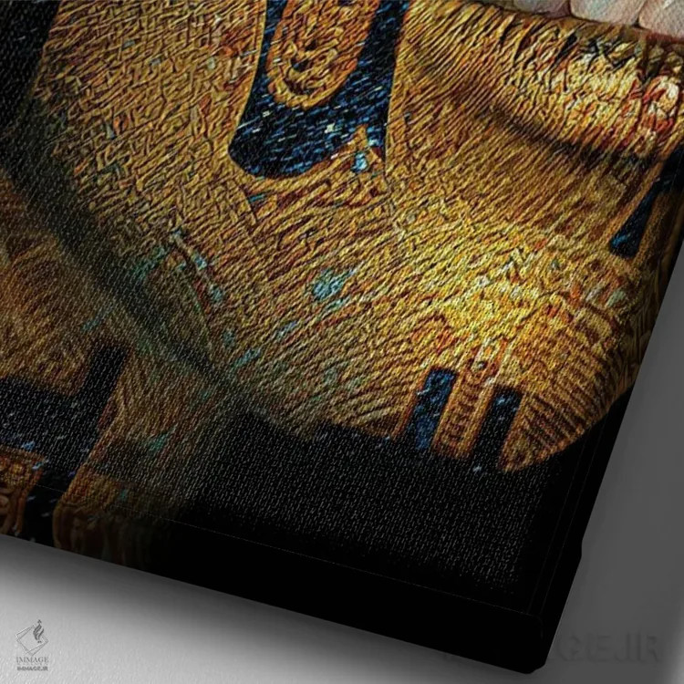 تابلو دکوراتیو کچولوی نازنین اثر جسی جانسون - نمای نزدیک بافت بوم