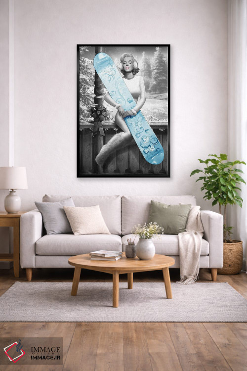 تابلو دکوراتیو اسنوبورد مرلین اثر جی جی براندو - D2B