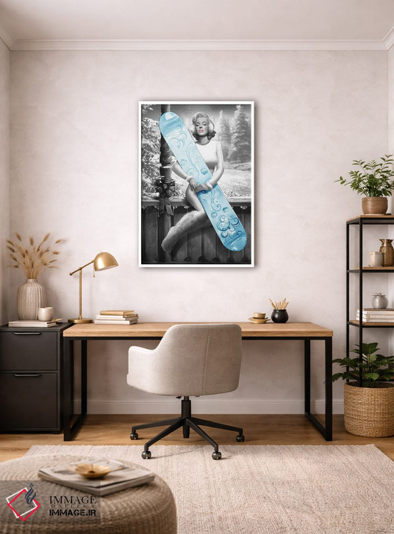 تابلو دکوراتیو اسنوبورد مرلین اثر جی جی براندو - D3W