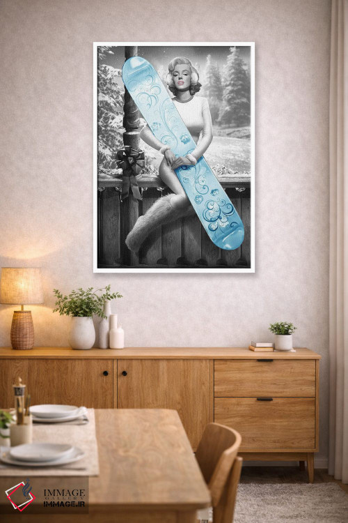 تابلو دکوراتیو اسنوبورد مرلین اثر جی جی براندو - D4W