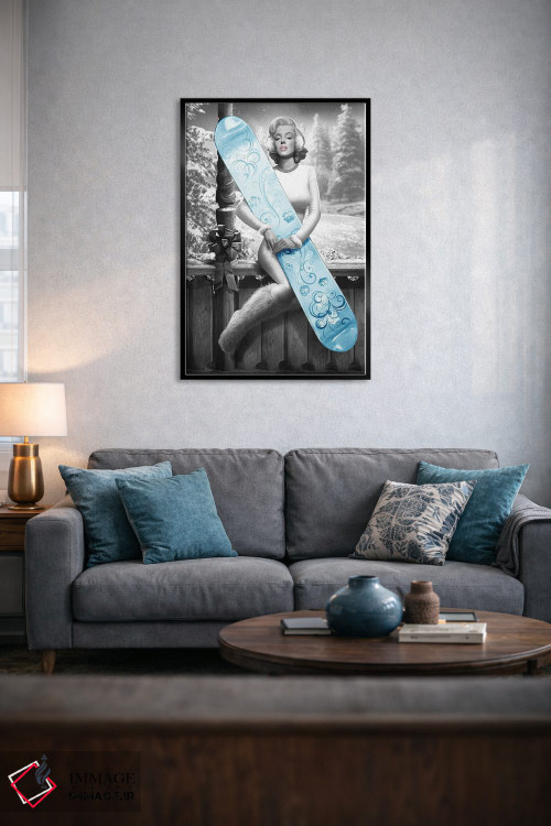 تابلو دکوراتیو اسنوبورد مرلین اثر جی جی براندو - D5B