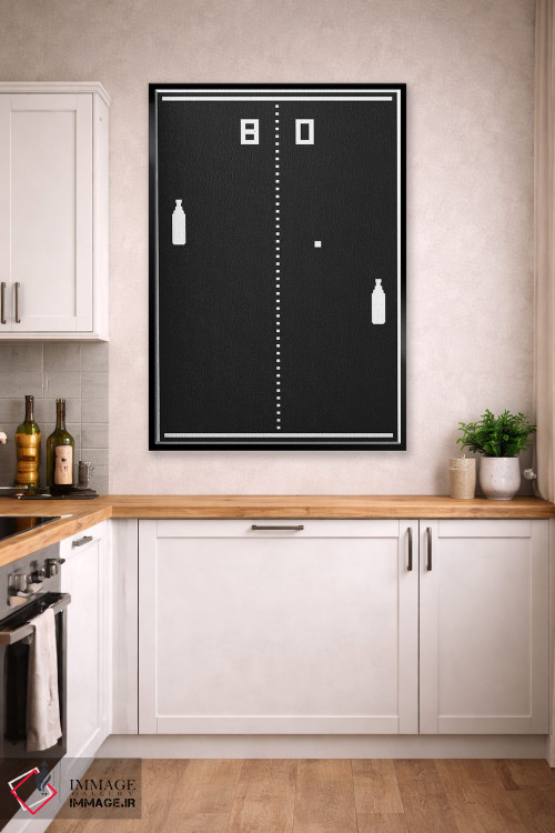 تابلو مینیمال پونگ جدید اثر جی جی براندو - D1B