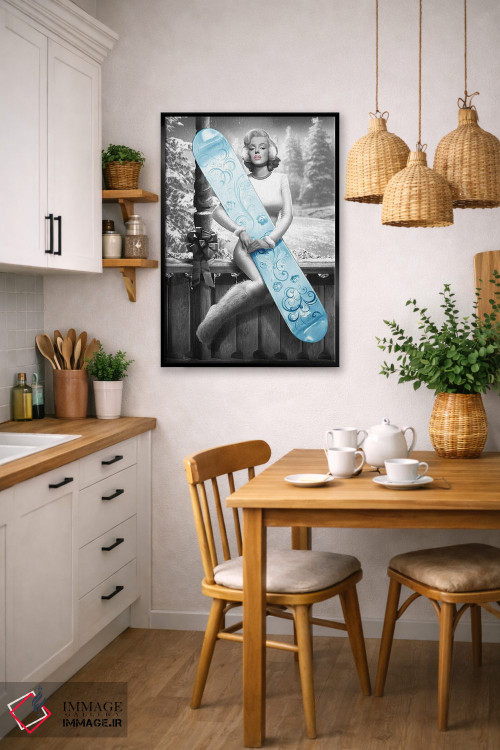 تابلو دکوراتیو اسنوبورد مرلین اثر جی جی براندو - D6B