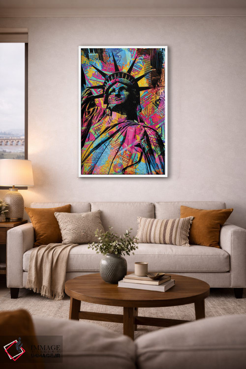 تابلو دکوراتیو تندیس آزادی اثر جسی جانسون - D2W