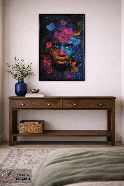 تابلو دکوراتیو اثر پروانه ای - D4B