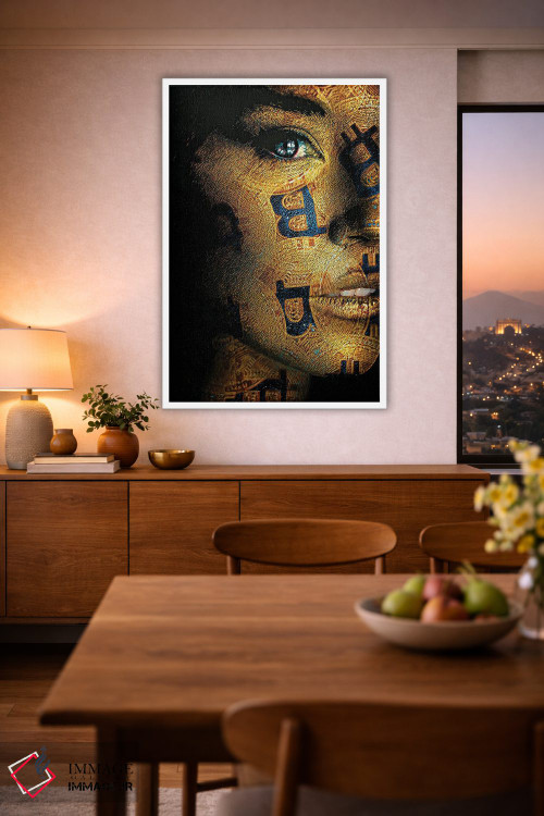 تابلو دکوراتیو کچولوی نازنین اثر جسی جانسون - D2W