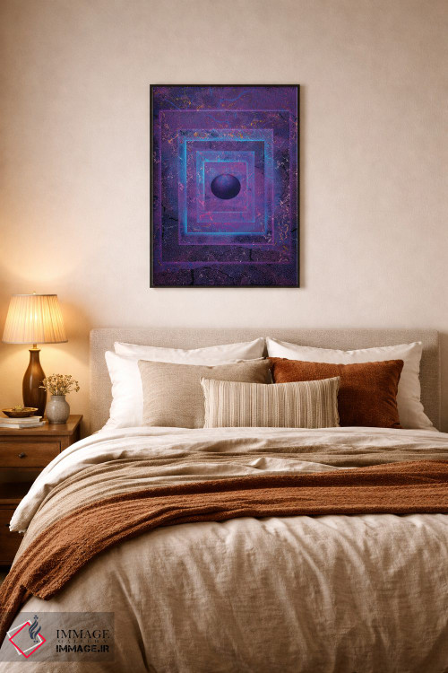 تابلو انتزاعی گوی درخشان اثر جسی جانسون - D5B