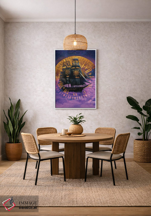 تابلو دکوراتیو بادبان بکش و برو اثر جسی جانسون - D2W