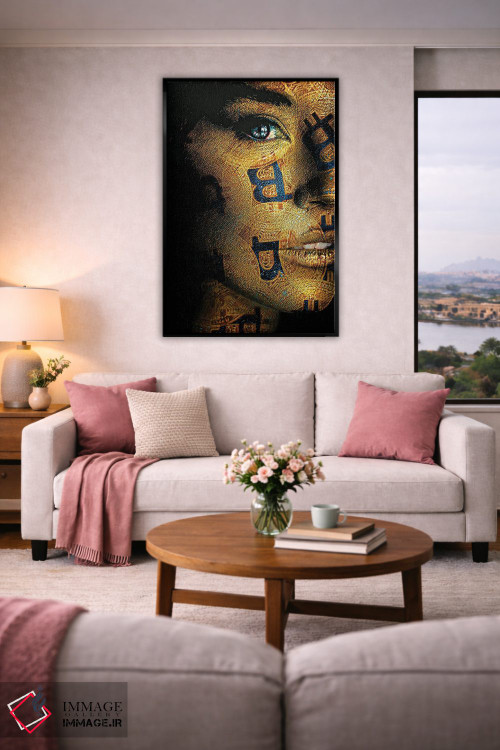 تابلو دکوراتیو کچولوی نازنین اثر جسی جانسون - D5B