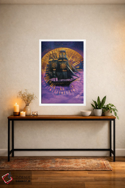 تابلو دکوراتیو بادبان بکش و برو اثر جسی جانسون - D3W