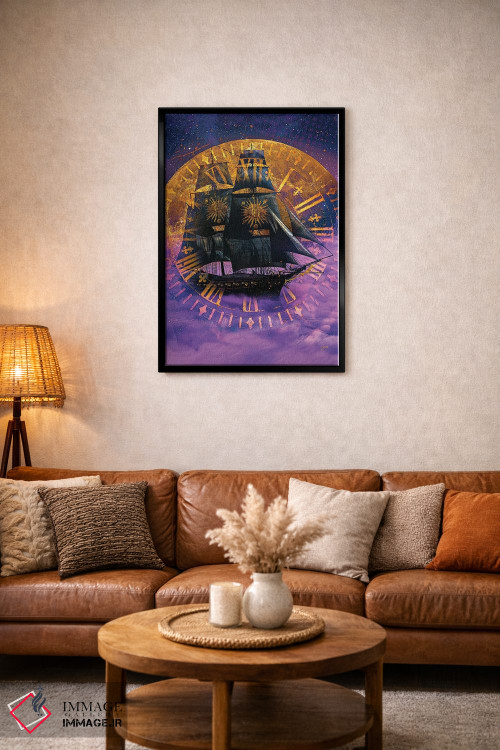 تابلو دکوراتیو بادبان بکش و برو اثر جسی جانسون - D4B