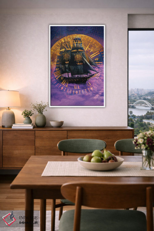 تابلو دکوراتیو بادبان بکش و برو اثر جسی جانسون - D6W