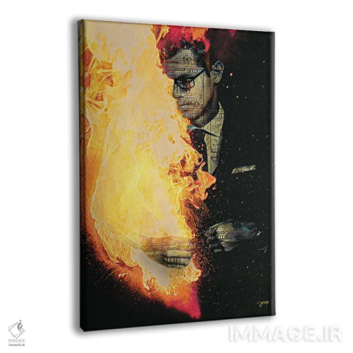 تابلو دکوراتیو جریان کار اثر جسی جانسون - نمای پرسپکتیو محصول