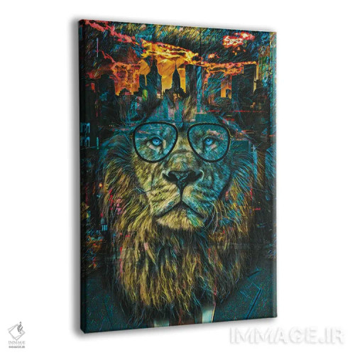 تابلو دکوراتیو شیر تجاری نیویورک اثر جسی جانسون - نمای پرسپکتیو محصول