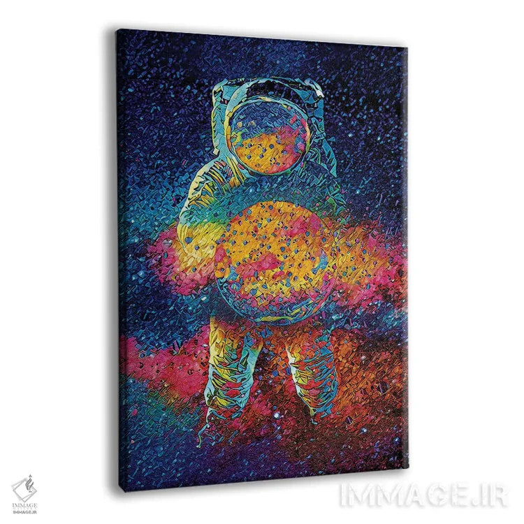 تابلو دکوراتیو انفجار کیهانی اثر جسی جانسون - نمای پرسپکتیو محصول