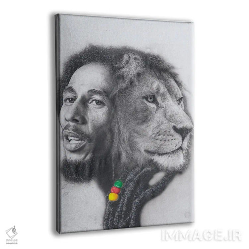 تابلو دکوراتیو شاه مارلی اثر جوزایا جونز - نمای پرسپکتیو محصول