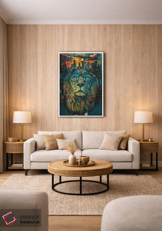 تابلو دکوراتیو شیر تجاری نیویورک اثر جسی جانسون - D1W