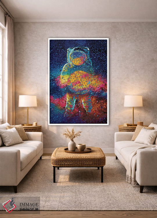تابلو دکوراتیو انفجار کیهانی اثر جسی جانسون - D1W