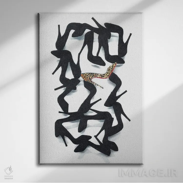 تابلو دکوراتیو تپه ها اثر جوزایا جونز - نمای روبهرو روی دیوار