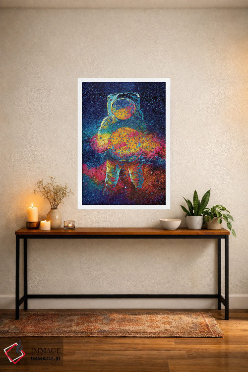 تابلو دکوراتیو انفجار کیهانی اثر جسی جانسون - D3W