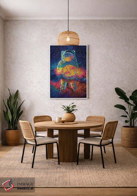 تابلو دکوراتیو انفجار کیهانی اثر جسی جانسون - D2W