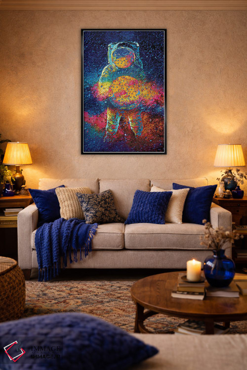 تابلو دکوراتیو انفجار کیهانی اثر جسی جانسون - D4B