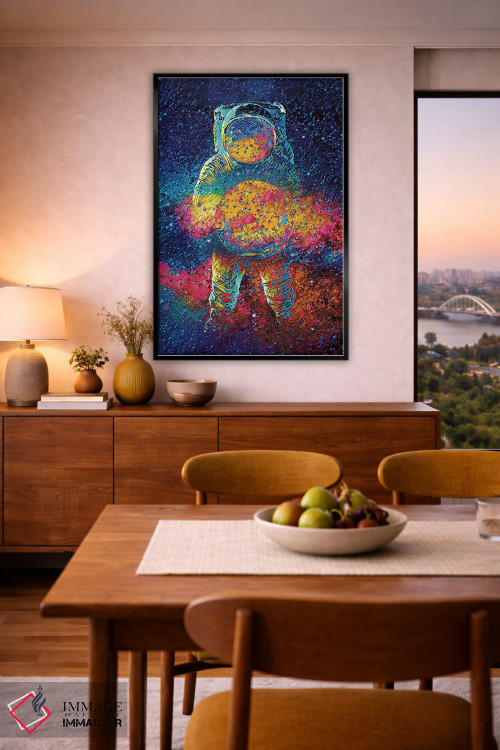 تابلو دکوراتیو انفجار کیهانی اثر جسی جانسون - D5B