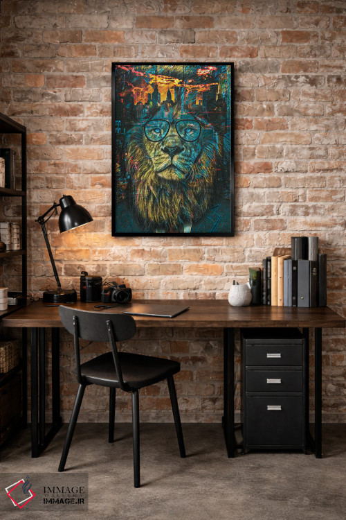 تابلو دکوراتیو شیر تجاری نیویورک اثر جسی جانسون - D4B