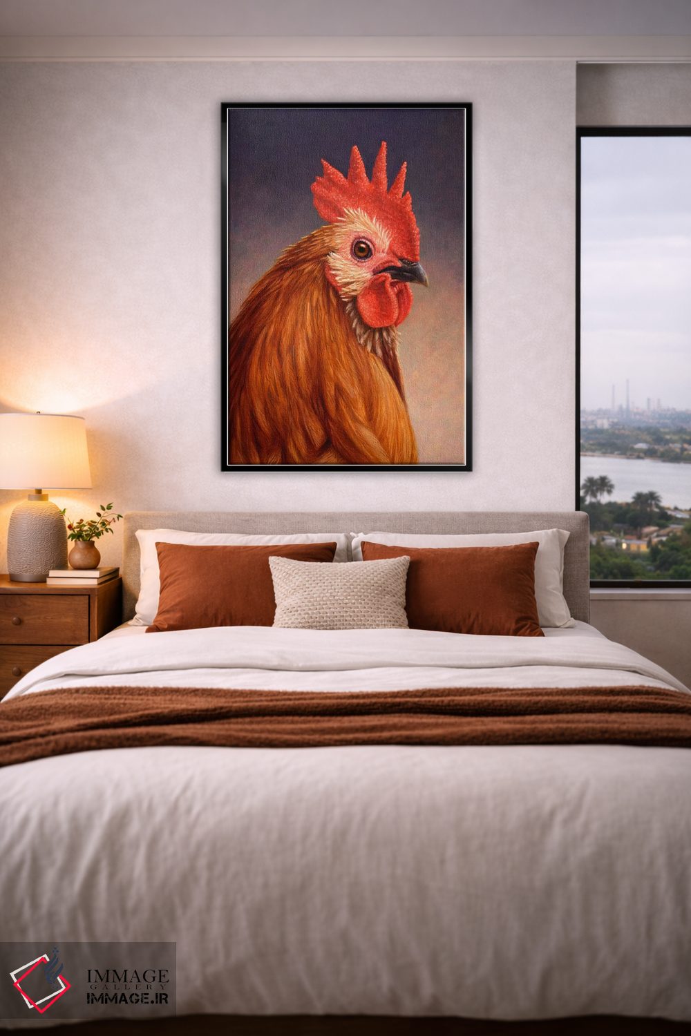 تابلو دکوراتیو خروس اثر جیمز دبلیو جانسون - D4B