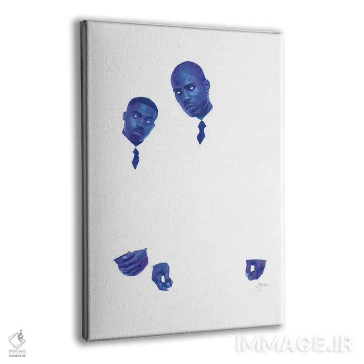 تابلو مینیمال شکم بهترین اثر جوزایا جونز - نمای پرسپکتیو محصول